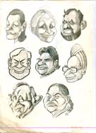 Artwork of Cartoons by Manish Verma : Click to Enlarge